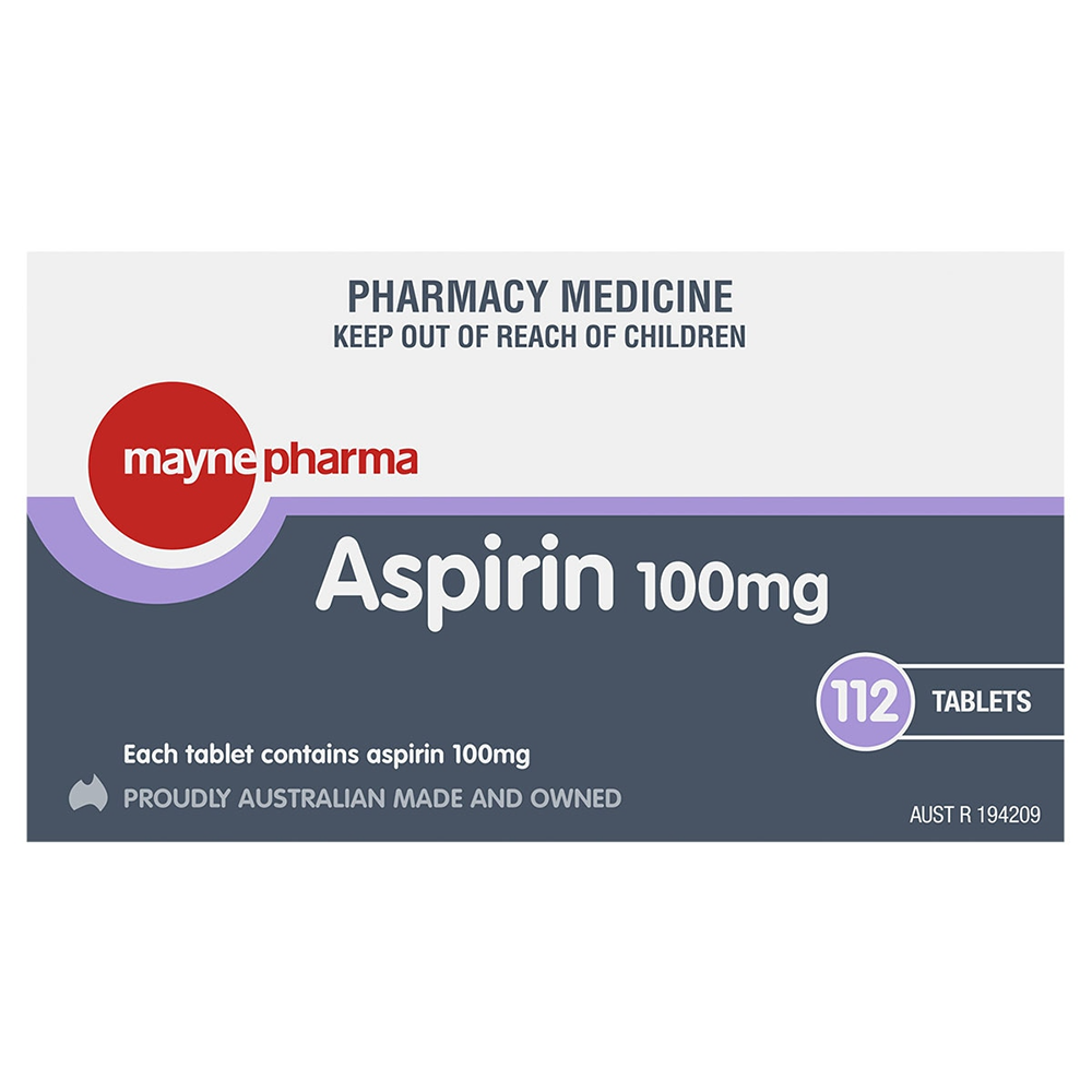 Mayne Pharma Aspirin (100mg) - 112 Tablets