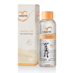 Rebirth-Lanolin Oil with Vitamin E & EPO 125ml