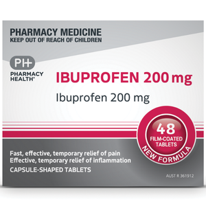 Pharmacy Health Ibuprofen - 200mg 24/48/96 Tablets