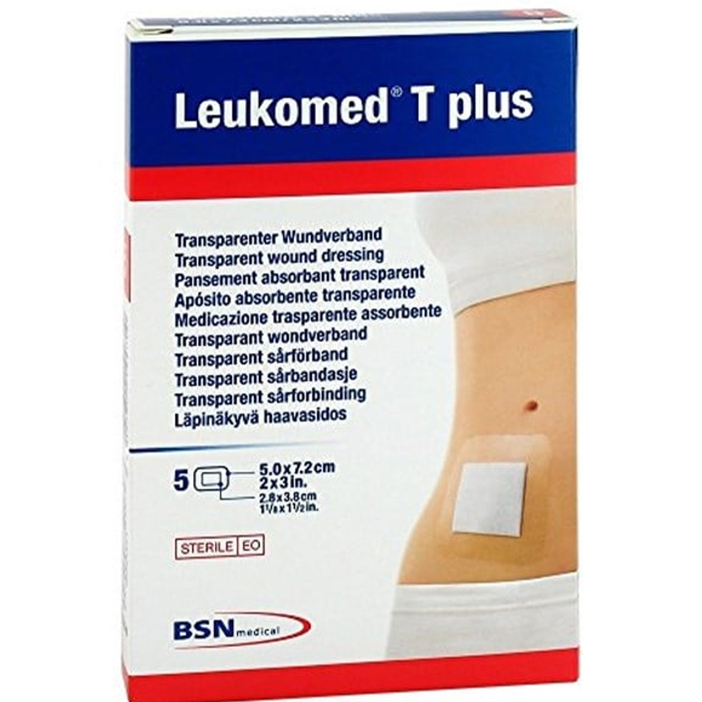 Leukomed T Plus - 50 Pack 5cm x 7.2cm/8cm x 10cm Sizes