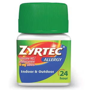 Zyrtec Allergy Relief - 10mg 10/30/60 Tablets