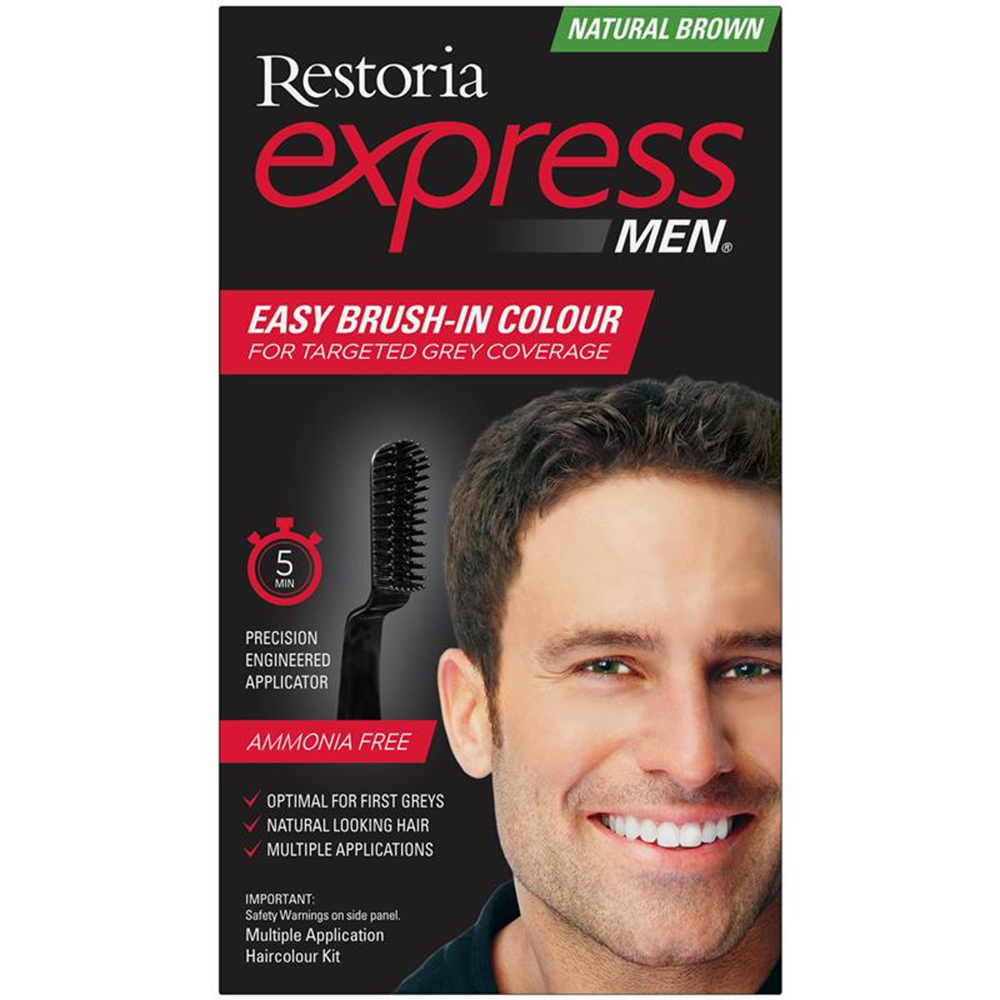 Restoria Express for Men - Natural/Dark Brown