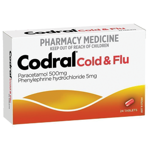 Codral PE Cold & Flu Tablets - 24/48 Tablets