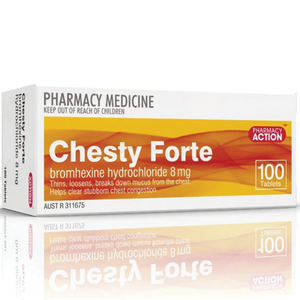 Pharmacy Action Chesty Forte - 50/100 Tablets