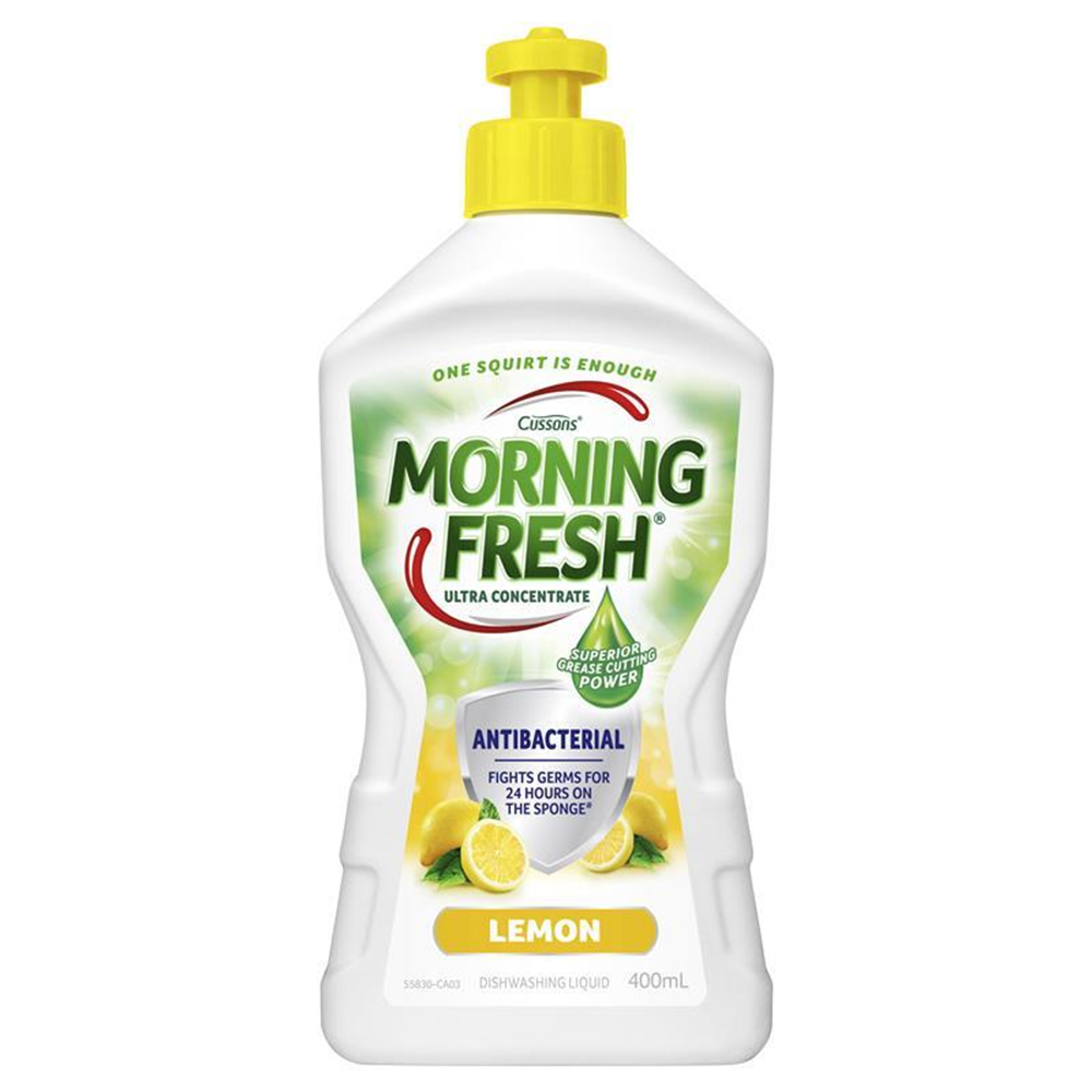 Morning Fresh Dishwashing Liquid Antibacterial - 400mL Lemon/Orange and Tea Tree