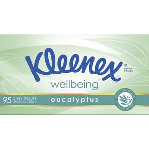 Kleenex Facial Tissues - 95 Pack Aloe Vera and Vitamin E/Eucalyptus