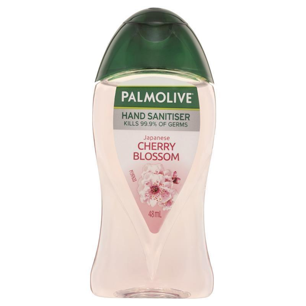 Palmolive Non-sticky Hand Sanitiser - 48mL Cherry Blossom/Lemon & White Citrus