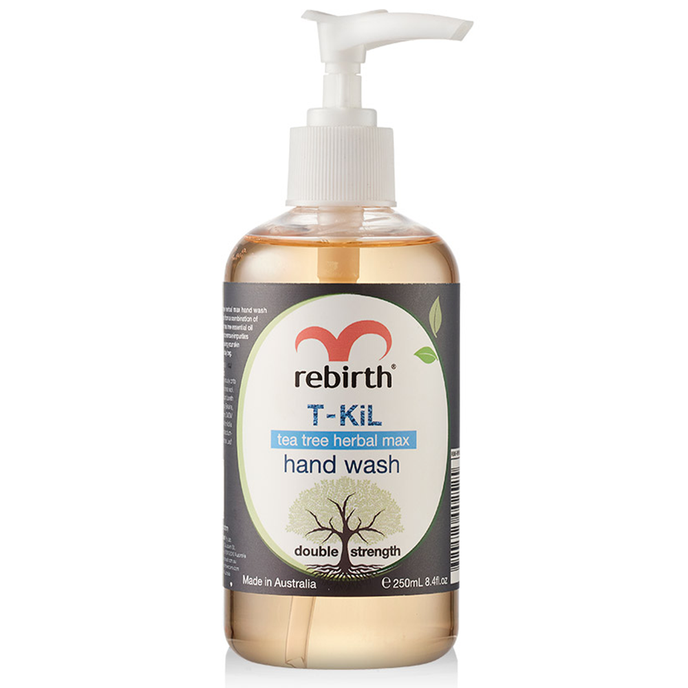 Rebirth T-KiL Tea Tree Herbal Max Hand Wash (RB85) - 250/500 mL