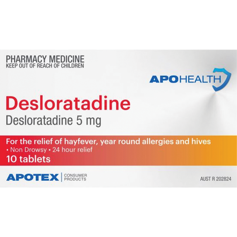 APOHEALTH Desloratadine - 5mg 10/20 Tablets