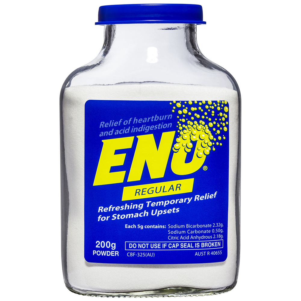 Eno Powder - 200g Regular/Lemon Flavor