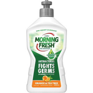 Morning Fresh Dishwashing Liquid Antibacterial - 400mL Lemon/Orange and Tea Tree