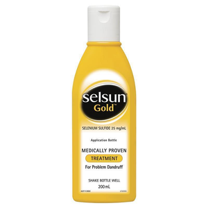 Selsun Anti Dandruff Shampoo Replenishing - 200mL Blue/Gold