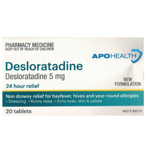 APOHEALTH Desloratadine - 5mg 10/20 Tablets