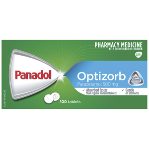 Panadol with Optizorb, Paracetamol Pain Relief - 20/50/100 Tablets 500mg