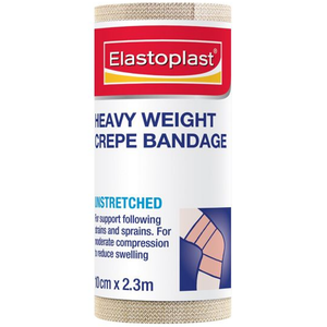 Elastoplast Crepe Bandage Heavy Weight - Available in 7.5cm x 2.3m/10cm x 2.3m/5cm x 2.3m Sizes