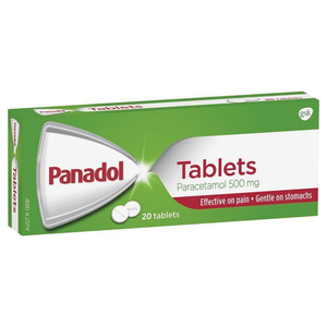 Panadol Paracetamol Pain Relief - 500mg 20/50/100 Tablets