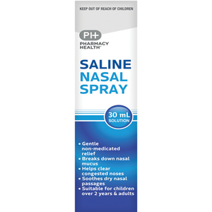 Pharmacy Health Saline Nasal Spray - 30/75 mL