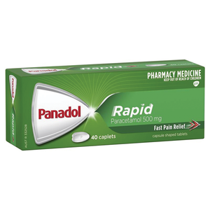 Panadol Rapid Paracetamol Pain Relief - 40/80 Caplets 500mg