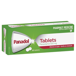 Panadol Paracetamol Pain Relief - 500mg 20/50/100 Tablets