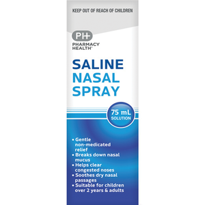 Pharmacy Health Saline Nasal Spray - 30/75 mL