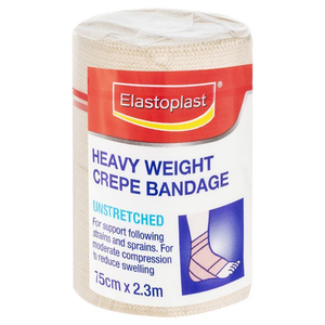 Elastoplast Crepe Bandage Heavy Weight - Available in 7.5cm x 2.3m/10cm x 2.3m/5cm x 2.3m Sizes