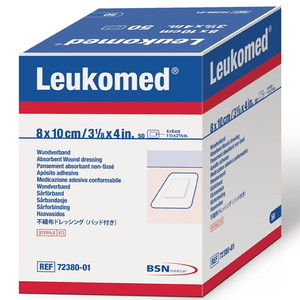 Leukomed Sterile Adhesive Dressings - 50 Pack 5cm x 7.2 cm/8cm x 10cm