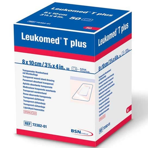 Leukomed T Plus - 50 Pack 5cm x 7.2cm/8cm x 10cm Sizes