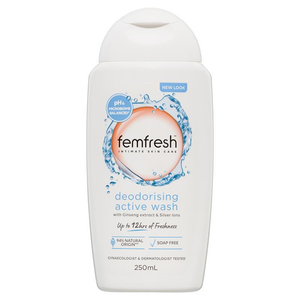 Femfresh Wash - 250mL Sensitive/Deodorising/Soothing Feminine Wash