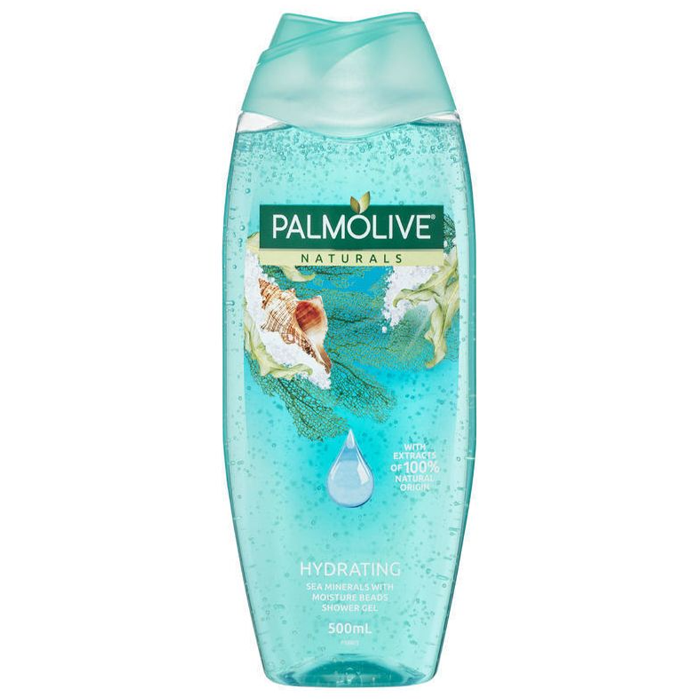 Palmolive Naturals Shower Gel - 500ML Sea Minerals Hydrating/Milk and Honey Scent