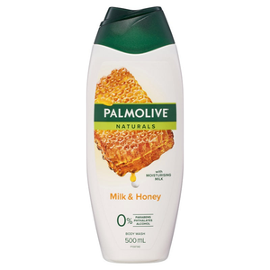 Palmolive Naturals Shower Gel - 500ML Sea Minerals Hydrating/Milk and Honey Scent