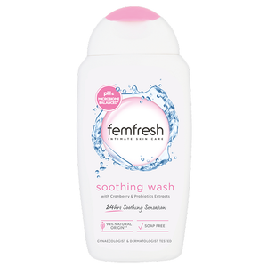 Femfresh Wash - 250mL Sensitive/Deodorising/Soothing Feminine Wash