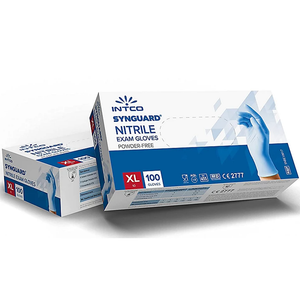 Intco Synguard Nitrile Gloves - 100 Pack Small/Medium/Large/Extra Large